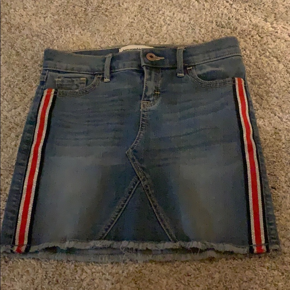 Abercrombie kids denim skirt!!